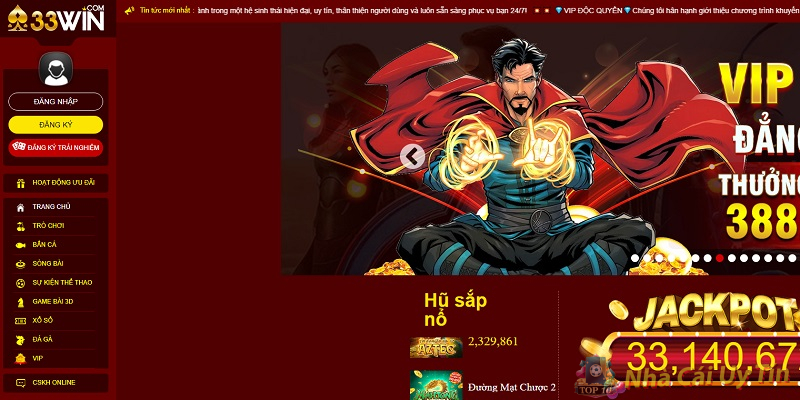 Tổng quan nhà cái Casino 33WIN